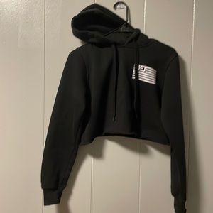 Guerilla Gang cropped Hoodie